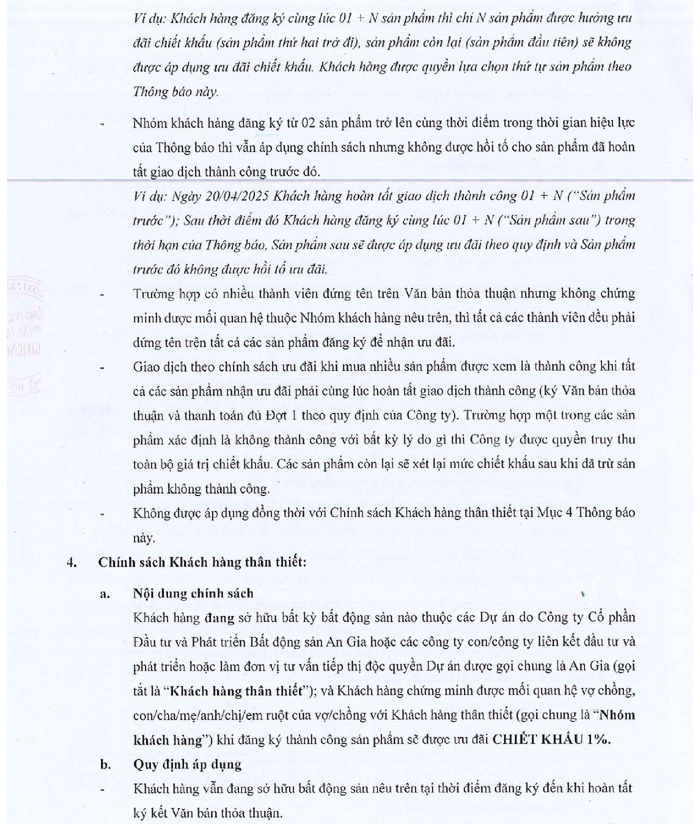 Chính sách thanh toán mua căn hộ The Gió Riverside 04/2025