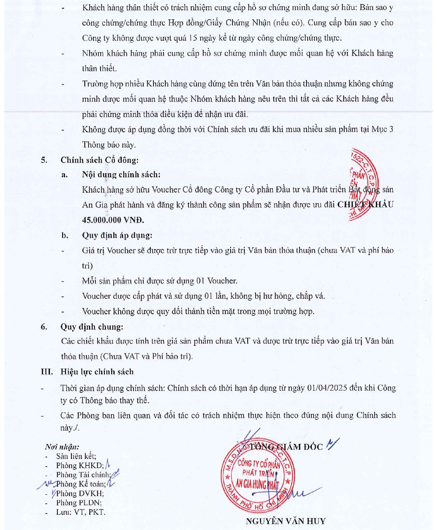Chính sách thanh toán mua căn hộ The Gió Riverside 04/2025
