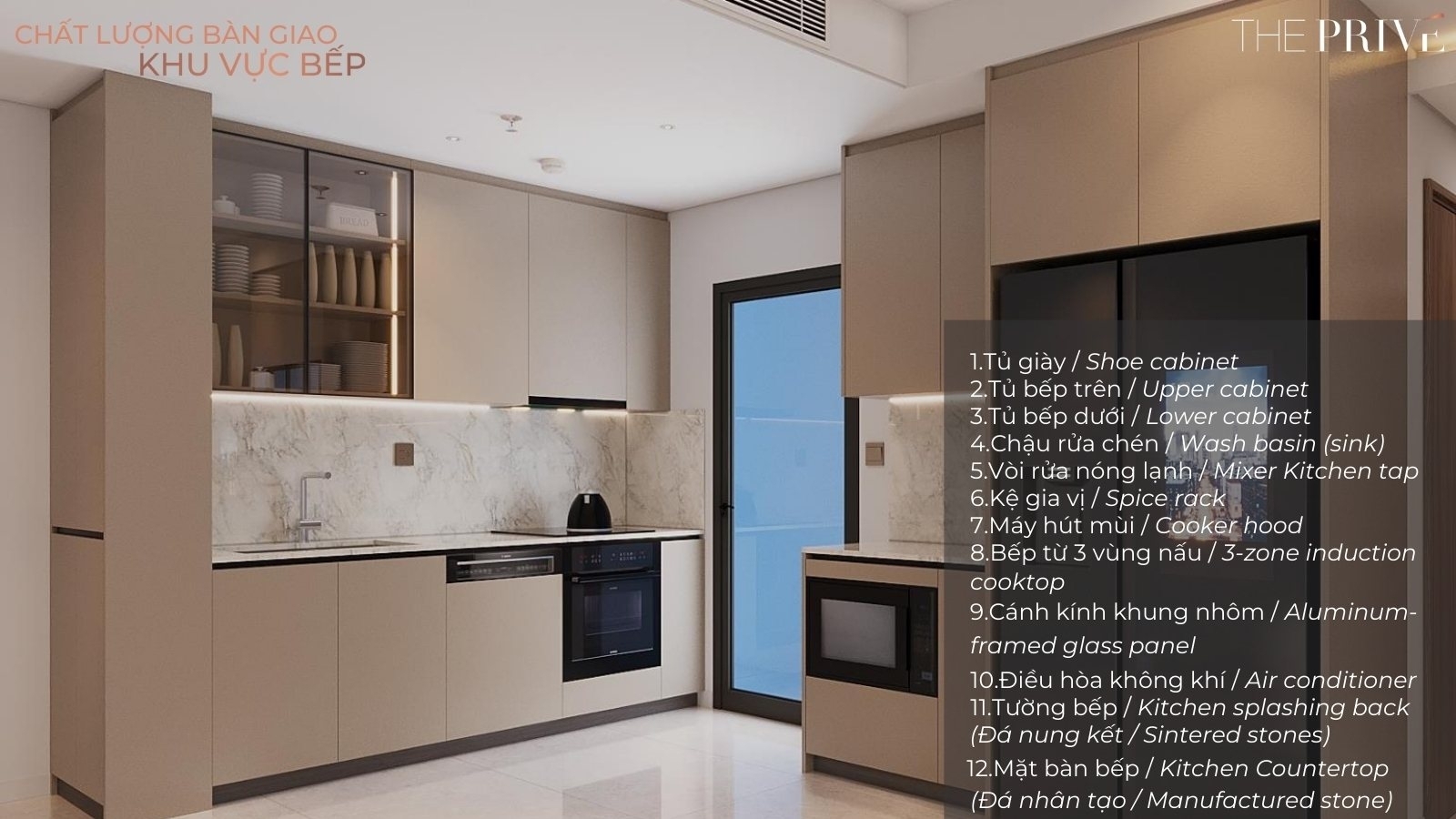 Chi Tiết Nội Thất Bàn Giao Căn Hộ Chung Cư The Privé Quận 2 Từ Đất Xanh