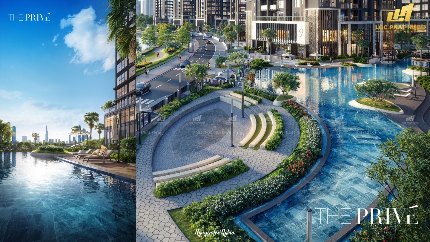 Không gian tiện ích sang trọng tại dự án căn hộ chung cư The Privé Quận 2
