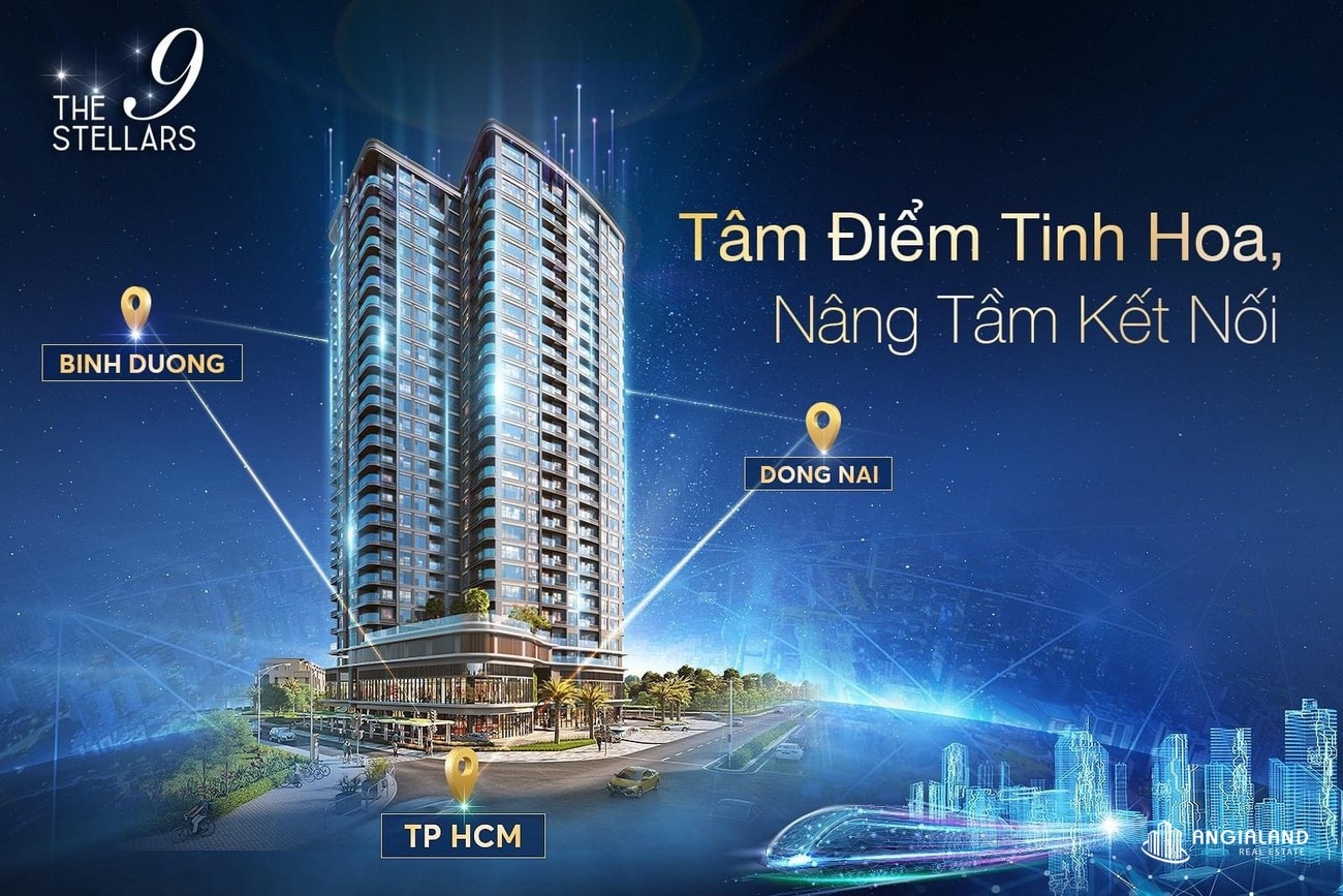 Phối cảnh tổng thể dự án căn hộ chung cư The 9 Stellars Quận 9 chủ đầu tư Ngân Thạnh