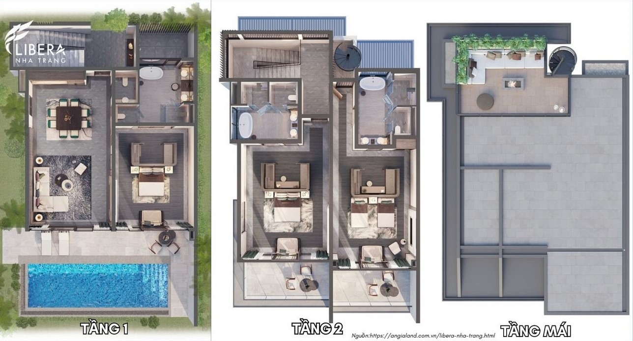 Thiết Kế Biệt Thự Libera Nha Trang Gran Melia Nha Trang