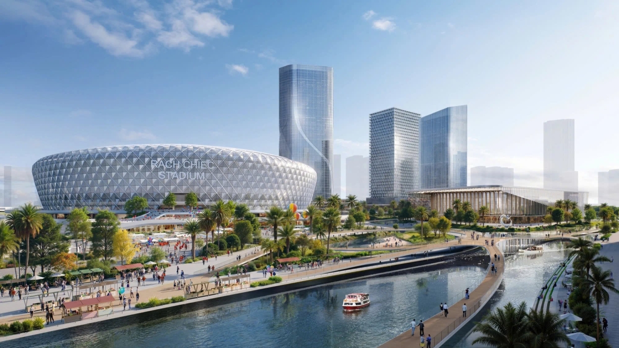 Sân vận động Rạch Chiếc với sức chứa khủng