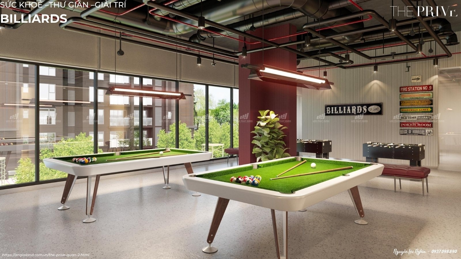 Khám Phá Tiện Ích Billiards Hiện Đại Cho Giây Phút Giải Trí Thú Vị Tại Dự Án Căn Hộ The Privé Quận 2 Đất Xanh