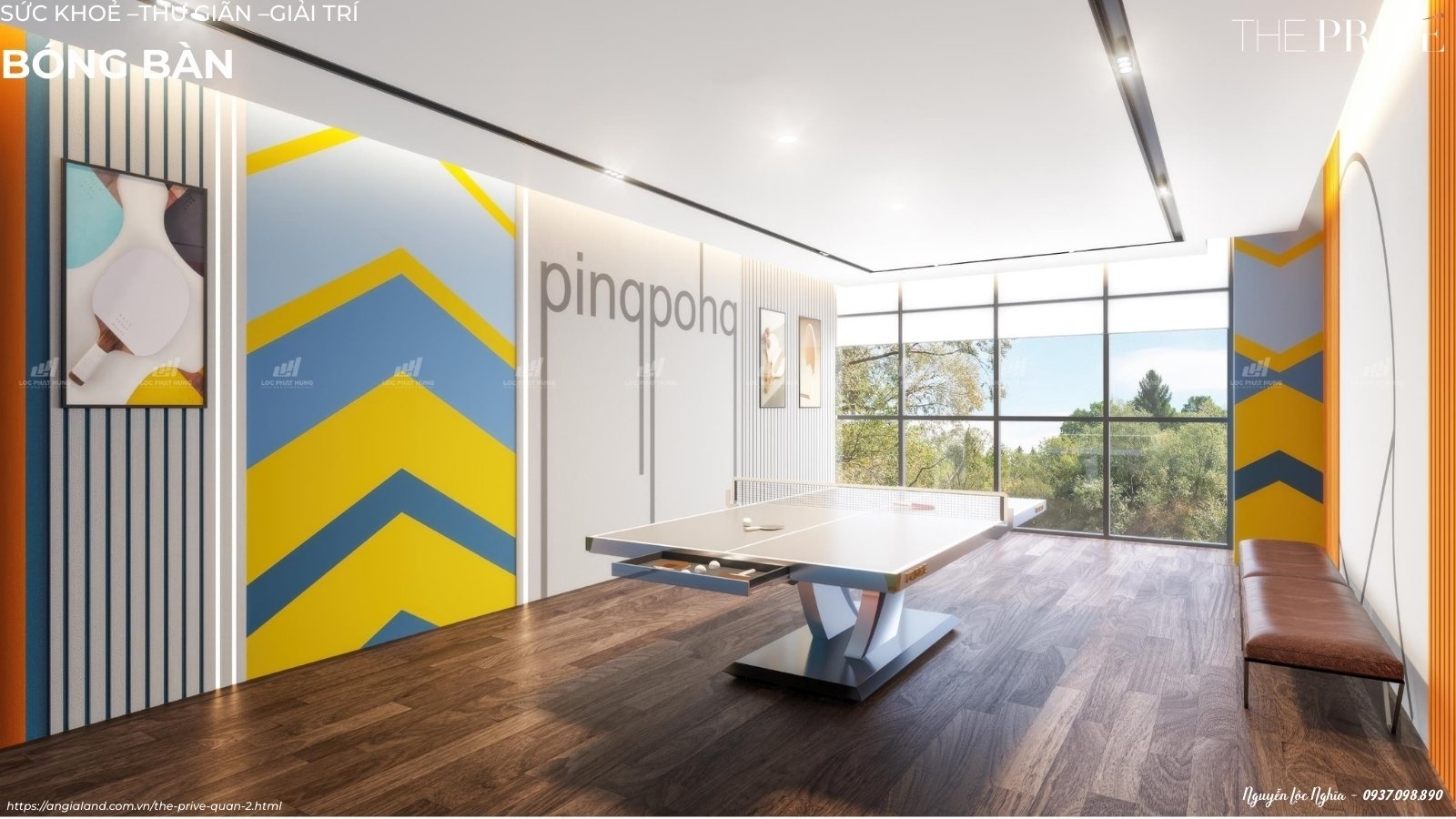 Thỏa Sức Đam Mê Với Tiện Ích Bóng Bàn Hiện Đại và Sôi Động Tại Dự Án Căn Hộ The Privé Quận 2 Đất Xanh