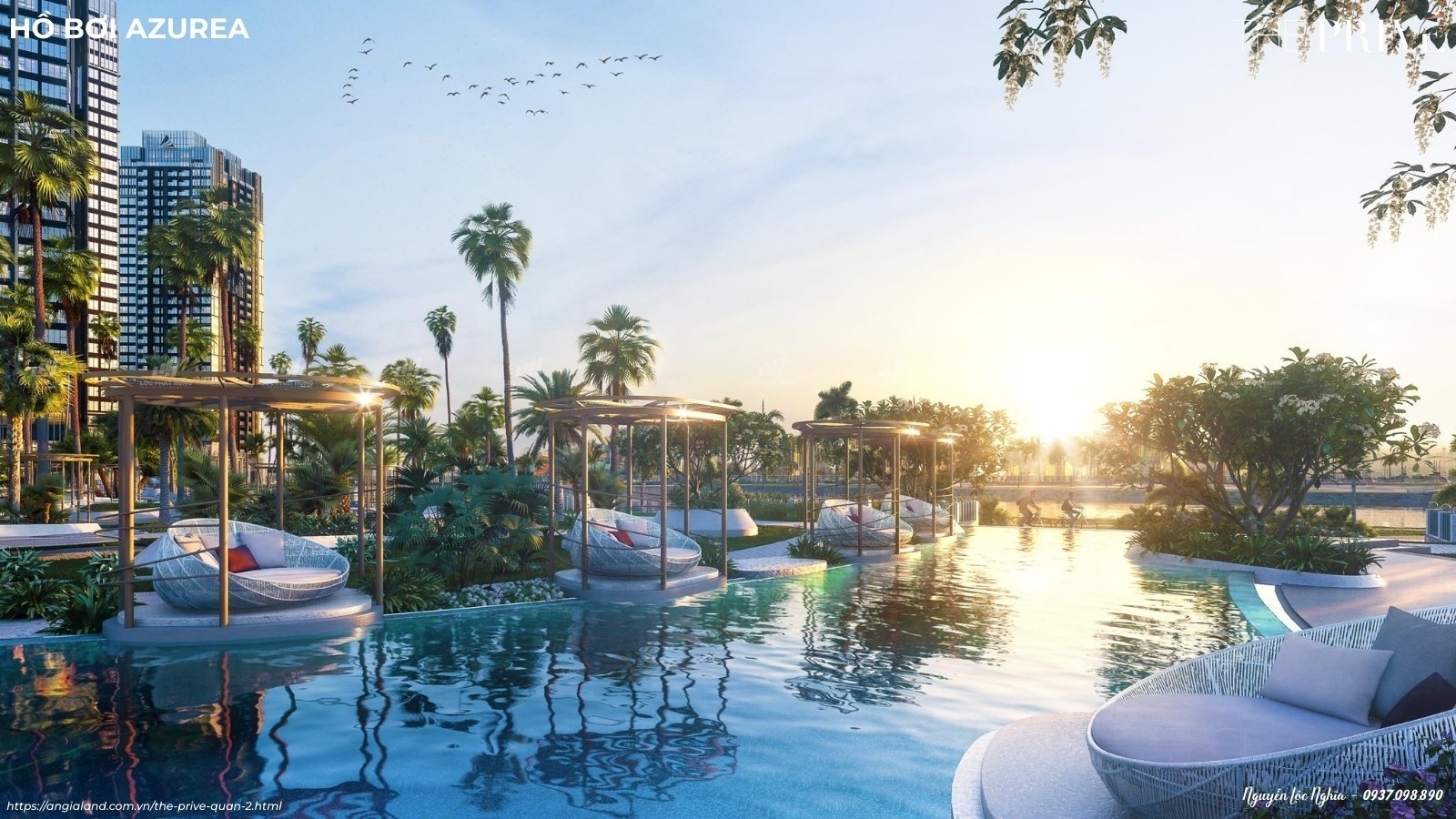 Khám Phá Tiện Ích Hồ Bơi Resort, Vô Cực & Skypool Đẳng Cấp Tại Dự Án Căn Hộ The Privé Quận 2 Đất Xanh