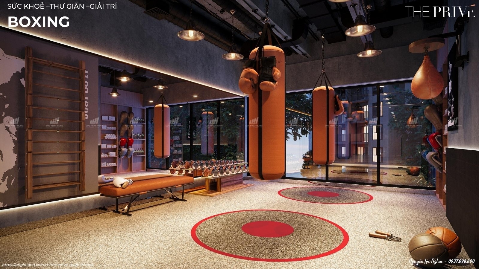 Tiện Ích Phòng Boxing Hiện Đại, Nâng Cao Sức Khỏe Tại Dự Án Căn Hộ The Privé Quận 2 Đất Xanh